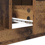 Mesa de Café con cajón Madera envejecida 90 x 50 x 35 cm