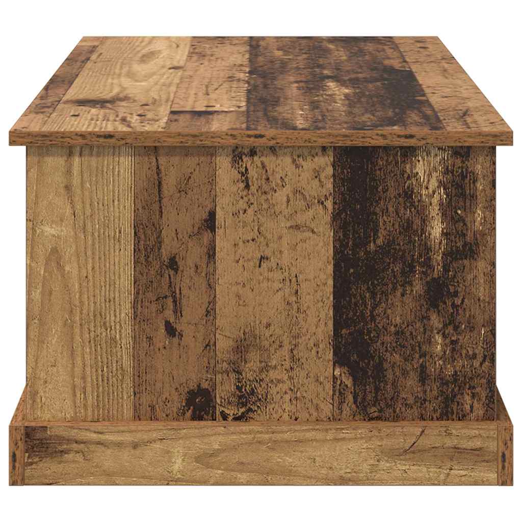 Mesa de Café con cajón Madera envejecida 90 x 50 x 35 cm