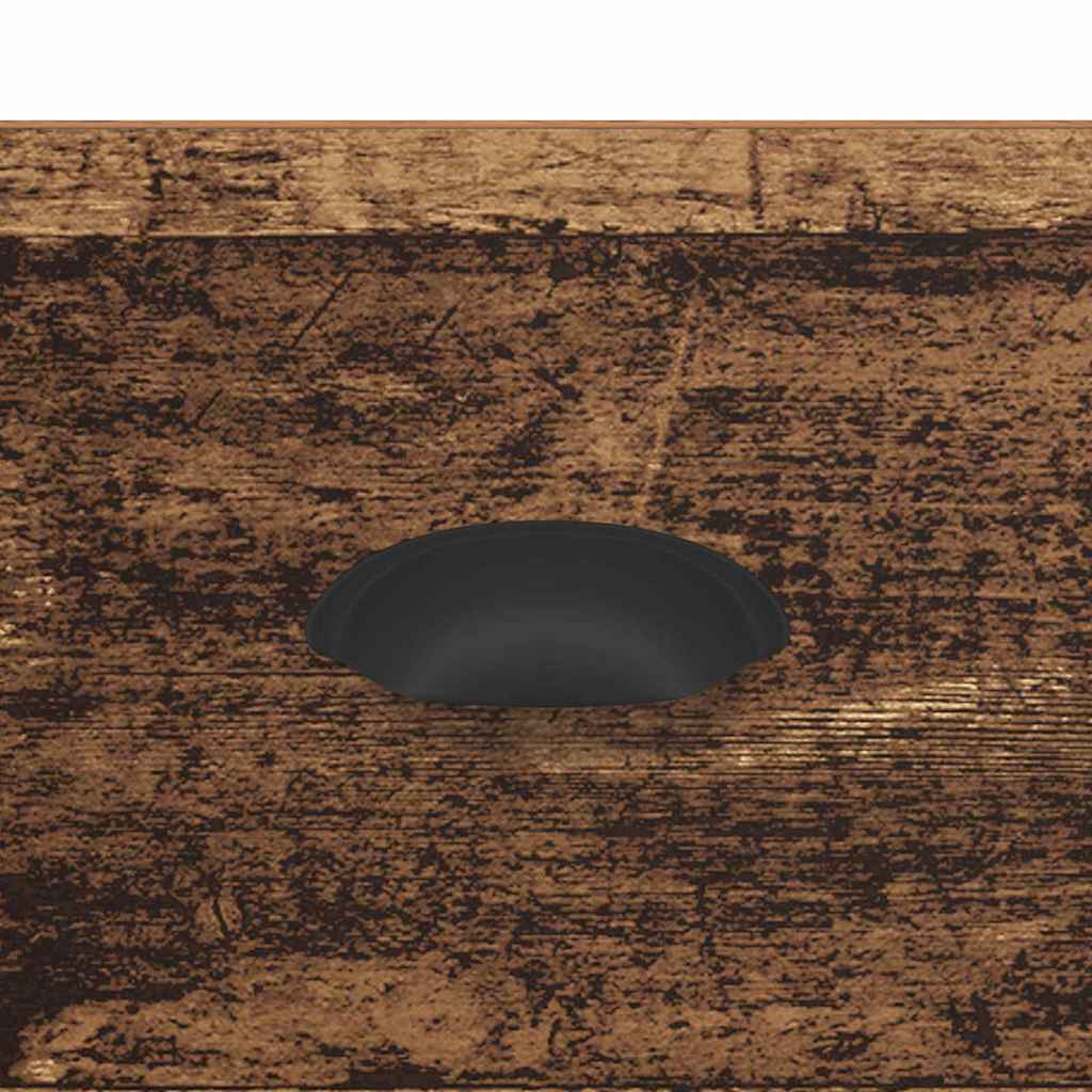 Mesa de Café con cajón Madera envejecida 50 x 50 x 35 cm