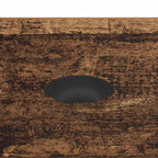 Mesa de Café con cajón Madera envejecida 50 x 50 x 35 cm