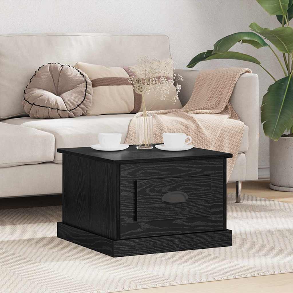 Coffee Table with Drawer Distressed Wood 50 x 50 x 35 cm
