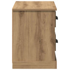 Gabinete de TV con cajón Roble artesanal 99,5 x 35,5 x 48 cm