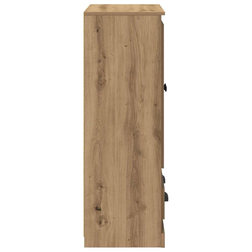 Alacena con cajón Roble artesanal 60 x 35,5 x 103,5 cm