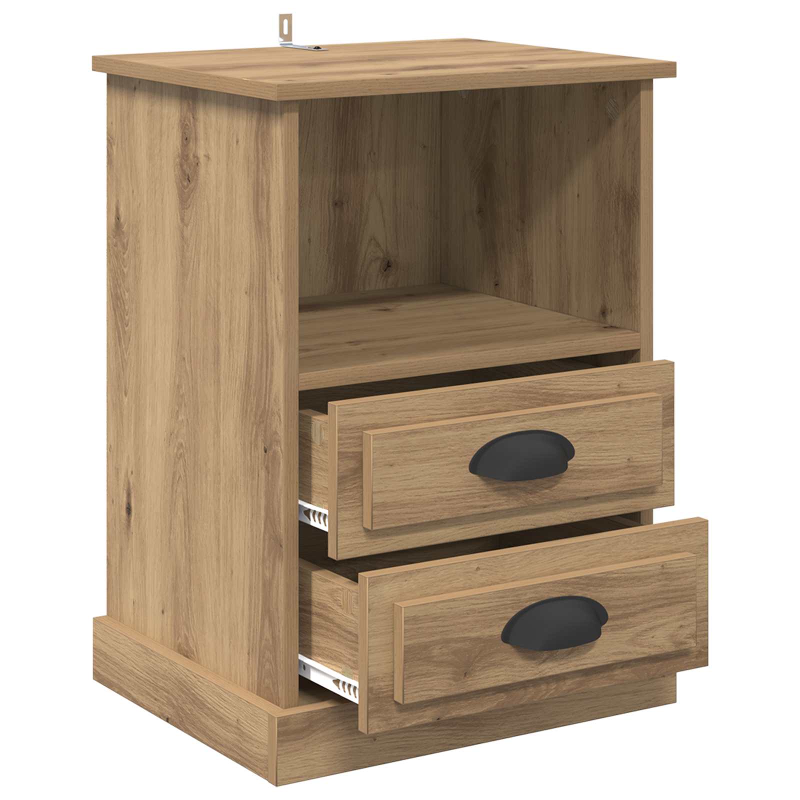 Armario de Noche 2 pcs Roble artesanal 36 x 43 x 60 cm