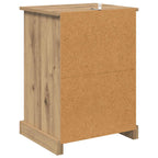 Armario de Noche 2 pcs Roble artesanal 36 x 43 x 60 cm