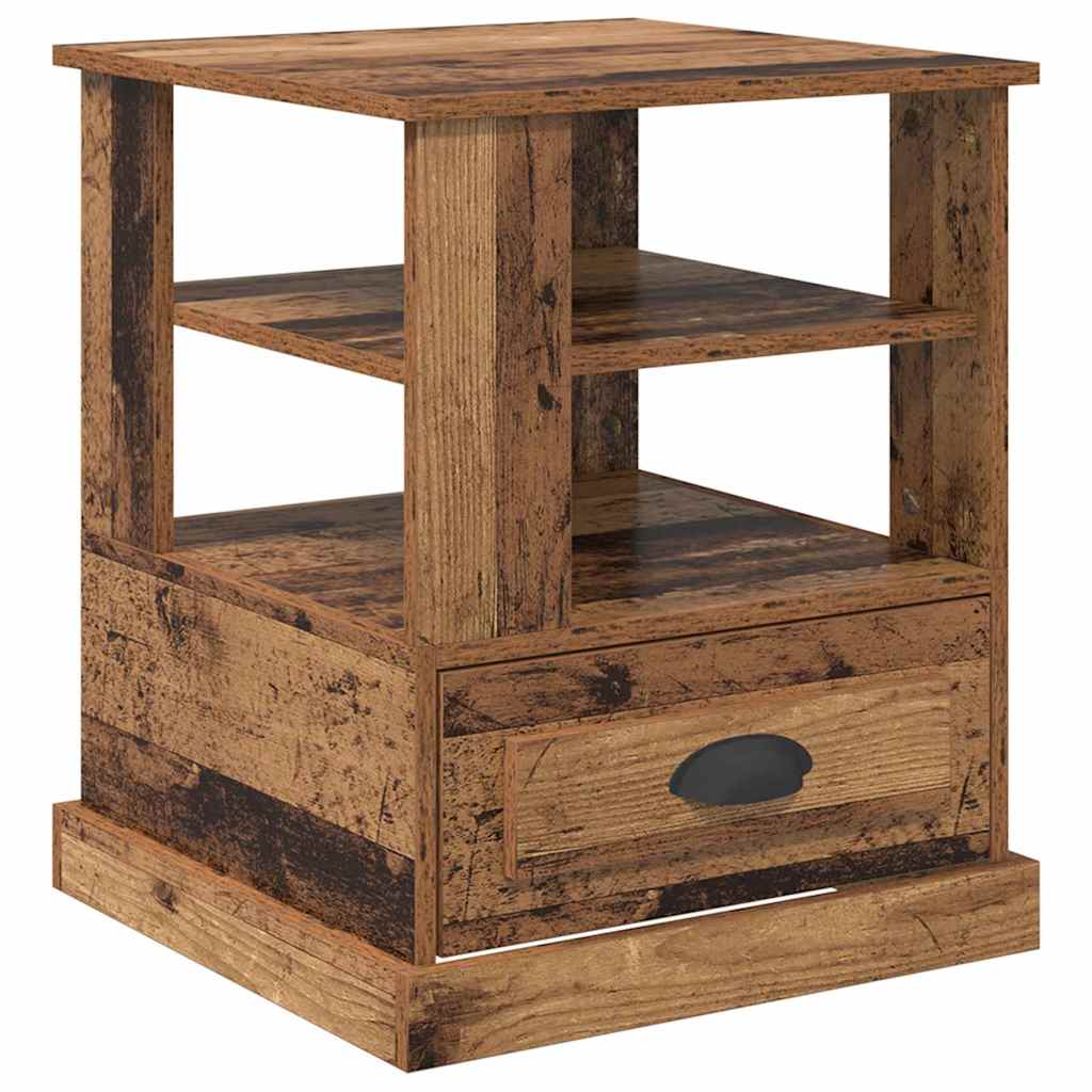 Armario de Noche con cajón Madera vieja 50 x 50 x 60 cm