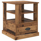 Armario de Noche con cajón Madera vieja 50 x 50 x 60 cm