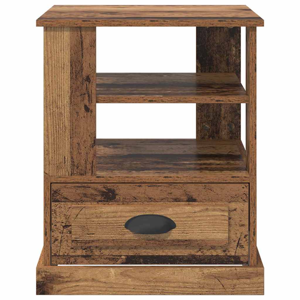Armario de Noche con cajón Madera vieja 50 x 50 x 60 cm