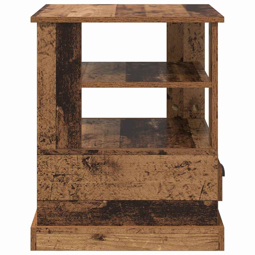 Armario de Noche con cajón Madera vieja 50 x 50 x 60 cm