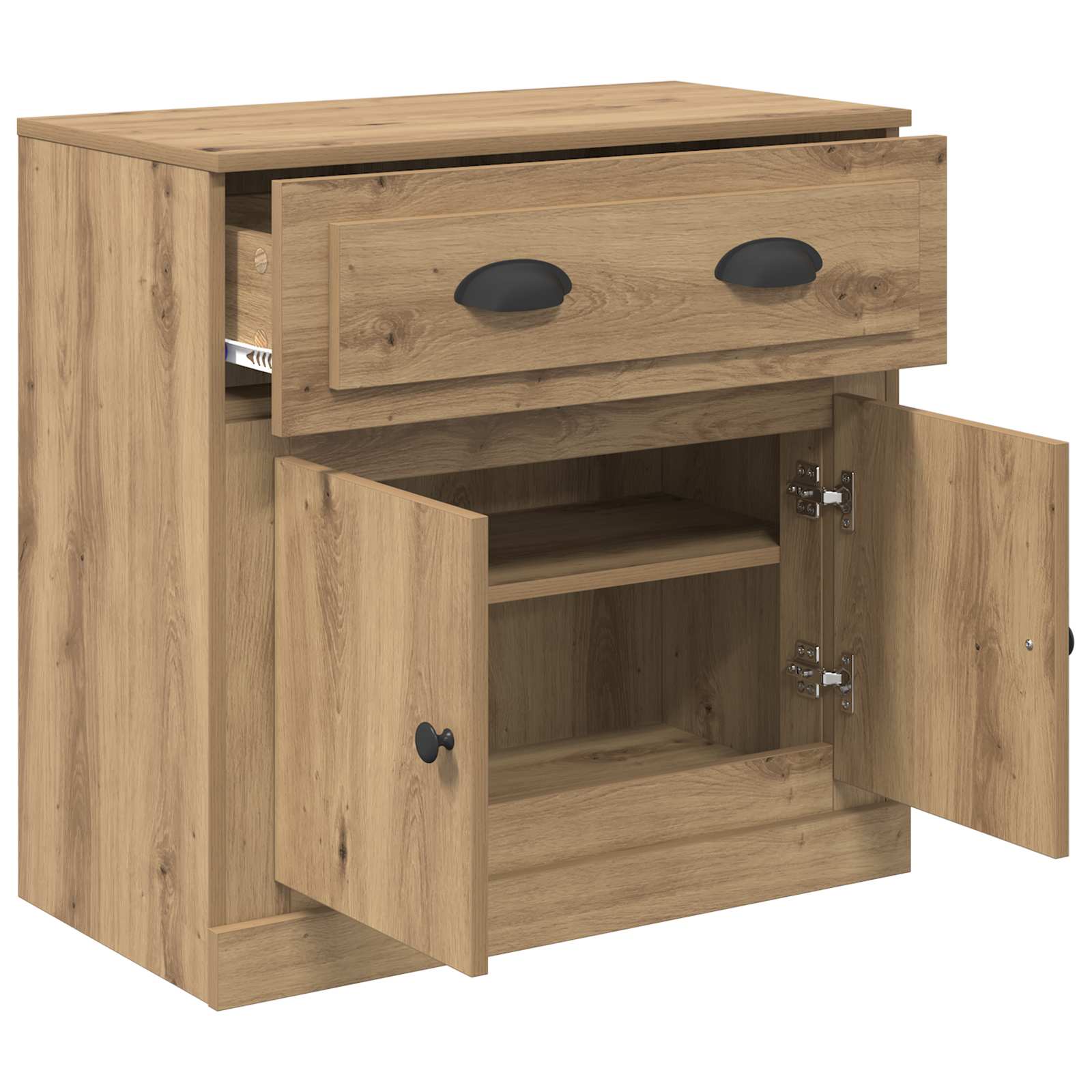 Alacena con cajón Roble artesanal 70 x 35,5 x 67,5 cm
