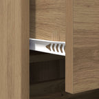 Vitrina con cajón Roble artesanal 70 x 35,5 x 67,5 cm