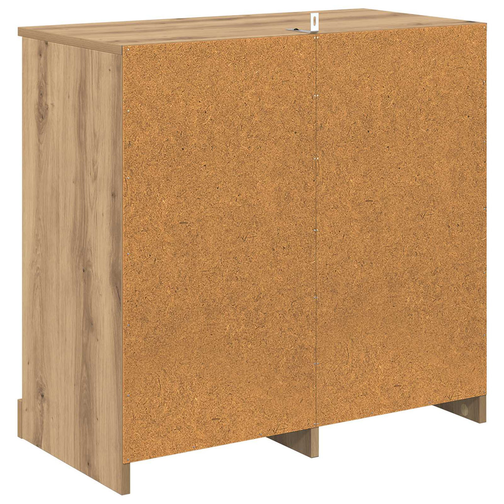 Vitrina con cajón Roble artesanal 70 x 35,5 x 67,5 cm