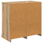 Vitrina con cajón Roble artesanal 70 x 35,5 x 67,5 cm