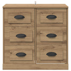 Vitrina con cajón Roble artesanal 70 x 35,5 x 67,5 cm