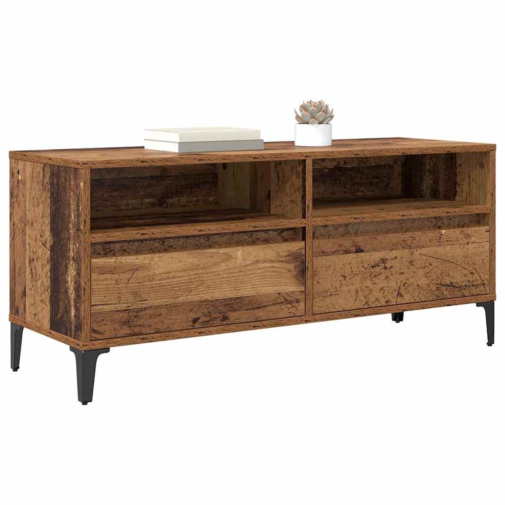 Gabinete de TV con cajón Madera Vieja 100 x 34,5 x 44,5 cm
