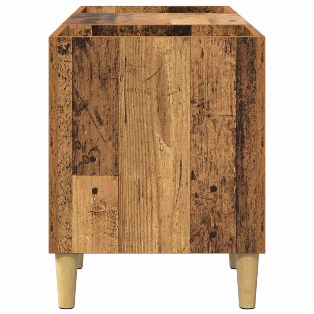 Mueble para discos de vinilo Madera Vieja 121 x 38 x 48 cm