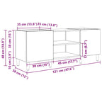 Mueble para discos de vinilo Madera Vieja 121 x 38 x 48 cm