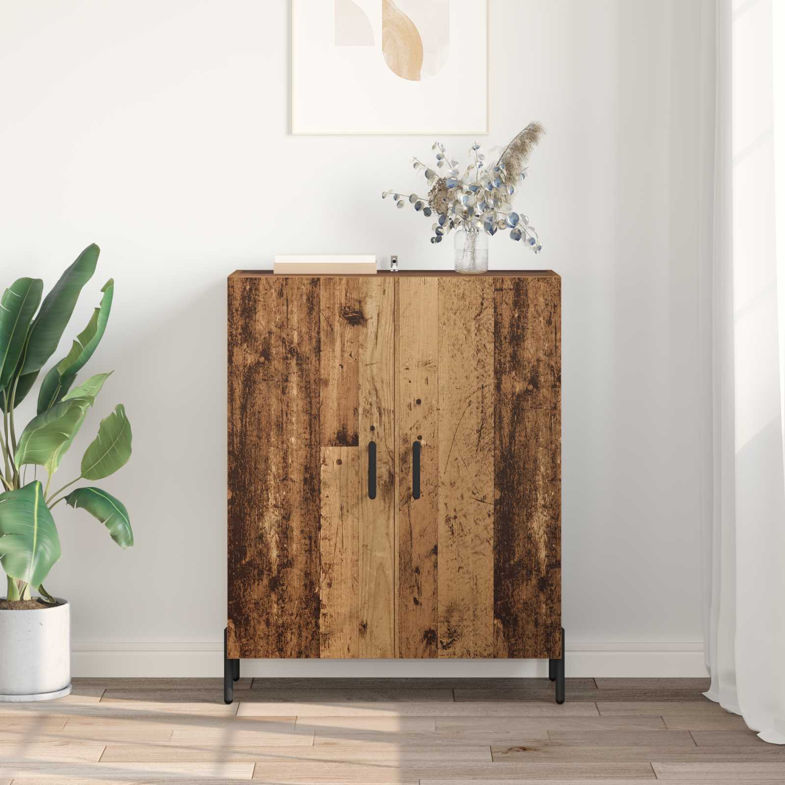 Aparador Madera vieja 69,5 x 34 x 90 cm Madera de ingeniería