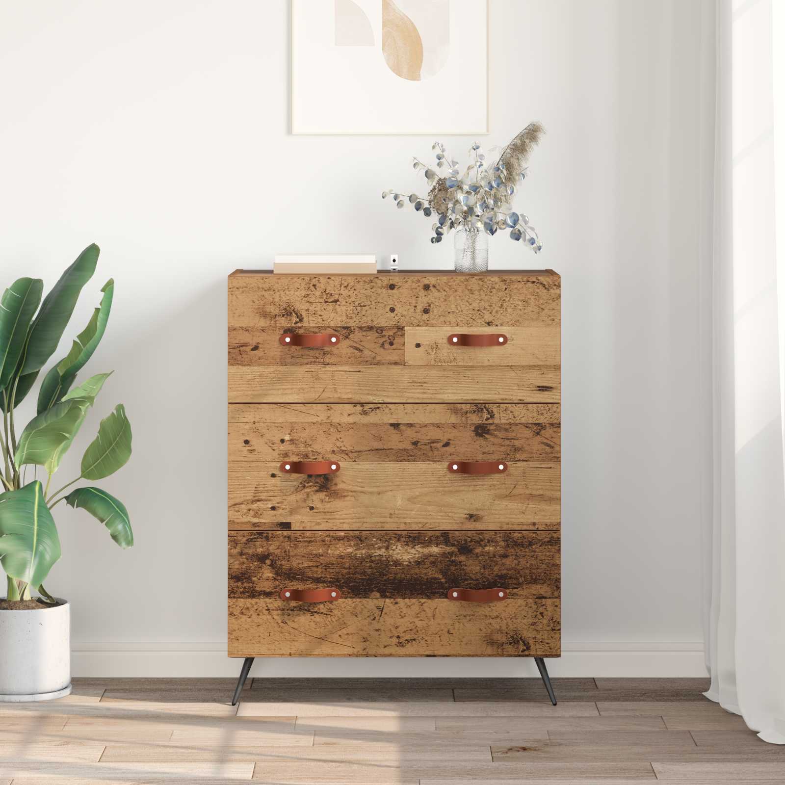 Cajonera Madera vieja 69,5 x 34 x 90 cm Madera de ingeniería