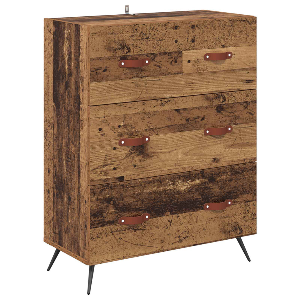 Cajonera Madera vieja 69,5 x 34 x 90 cm Madera de ingeniería