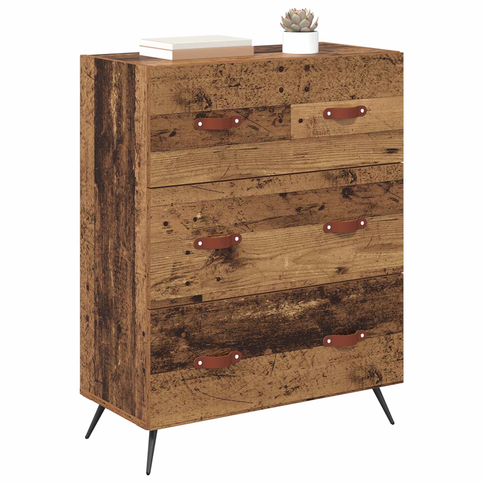 Cajonera Madera vieja 69,5 x 34 x 90 cm Madera de ingeniería