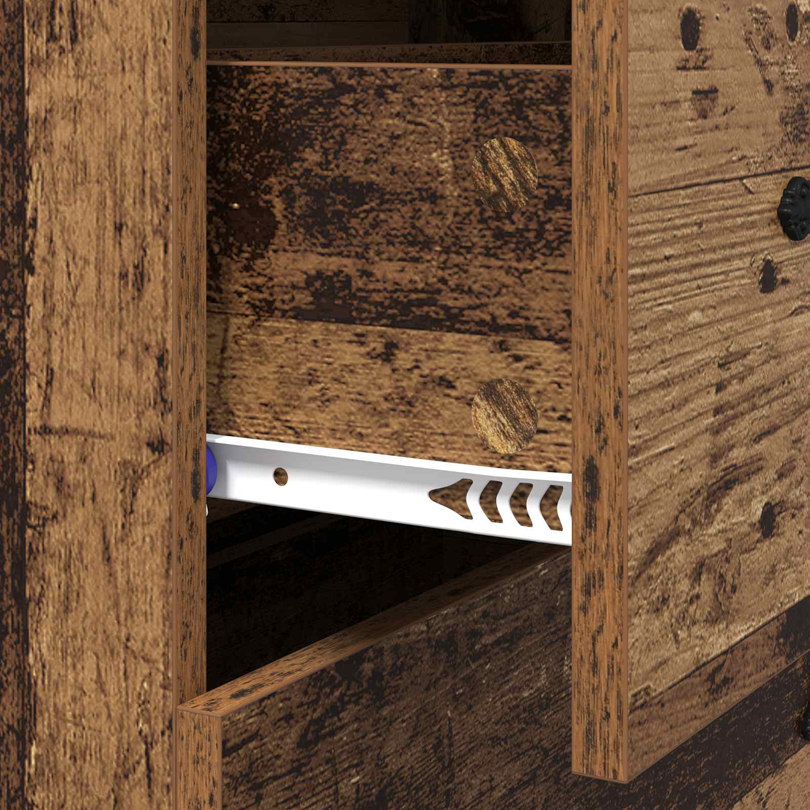 Vitrina con cajón Madera Vieja 69,5 x 34 x 90 cm