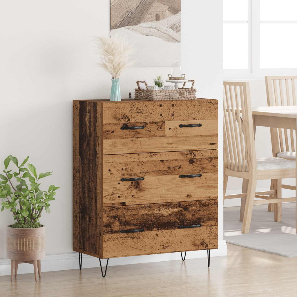 Vitrina con cajón Madera Vieja 69,5 x 34 x 90 cm