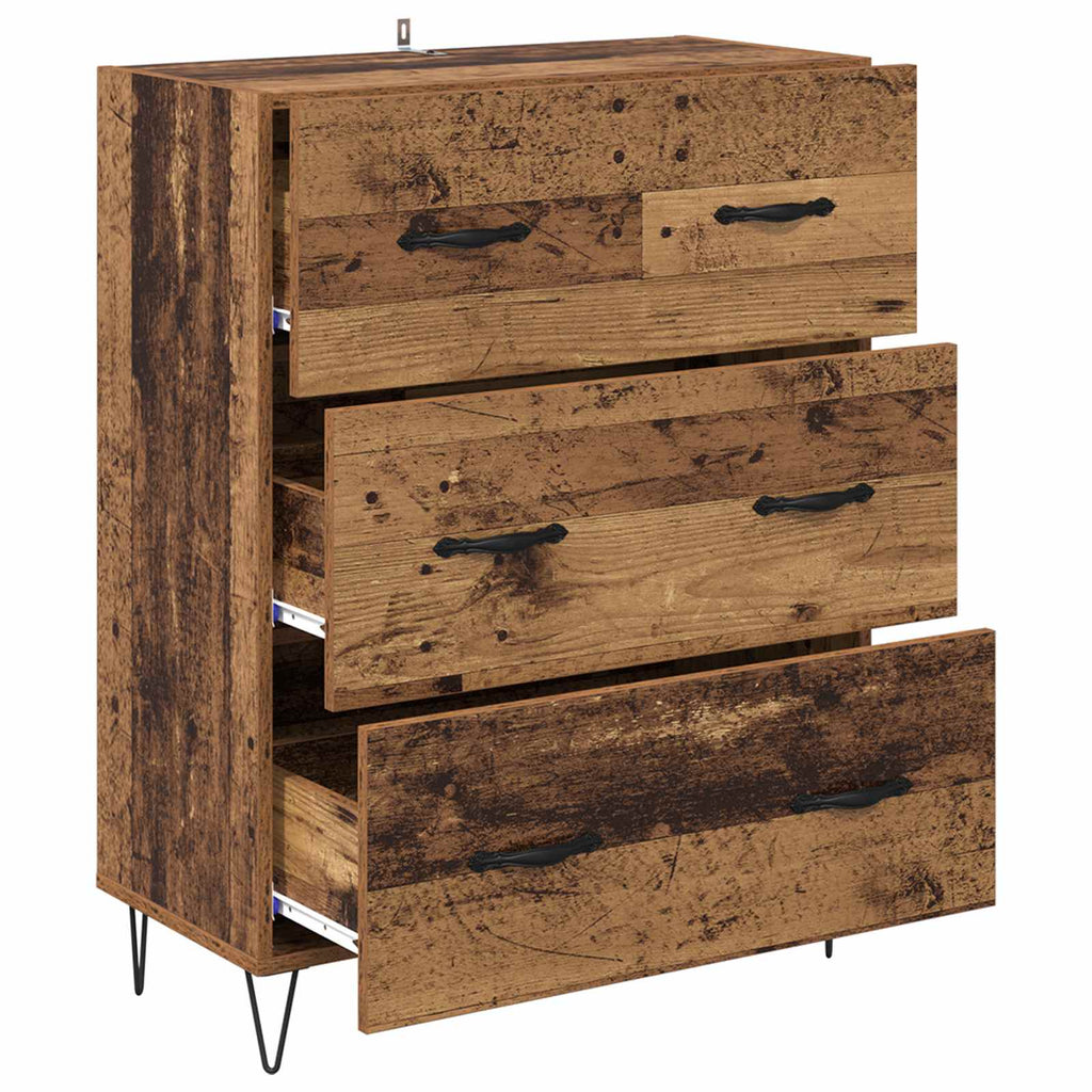 Vitrina con cajón Madera Vieja 69,5 x 34 x 90 cm