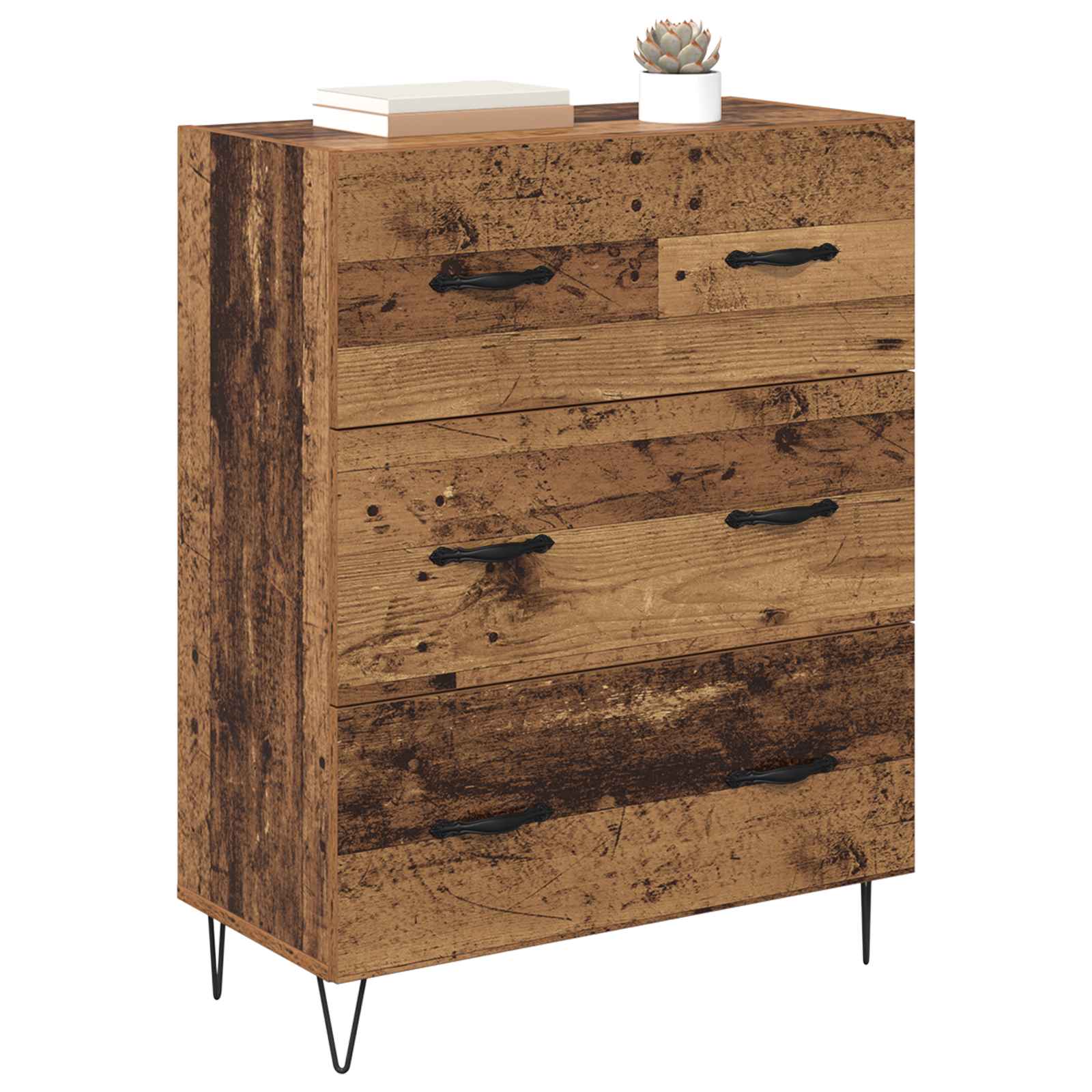 Vitrina con cajón Madera Vieja 69,5 x 34 x 90 cm