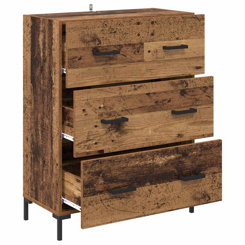 Vitrina con cajón Madera Vieja 69,5 x 34 x 90 cm