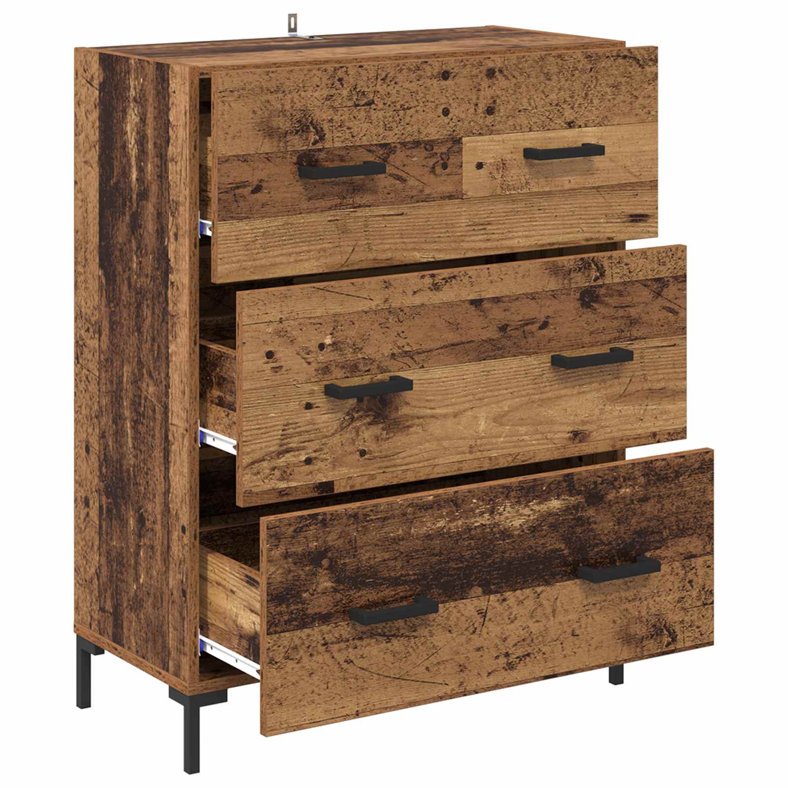 Vitrina con cajón Madera Vieja 69,5 x 34 x 90 cm