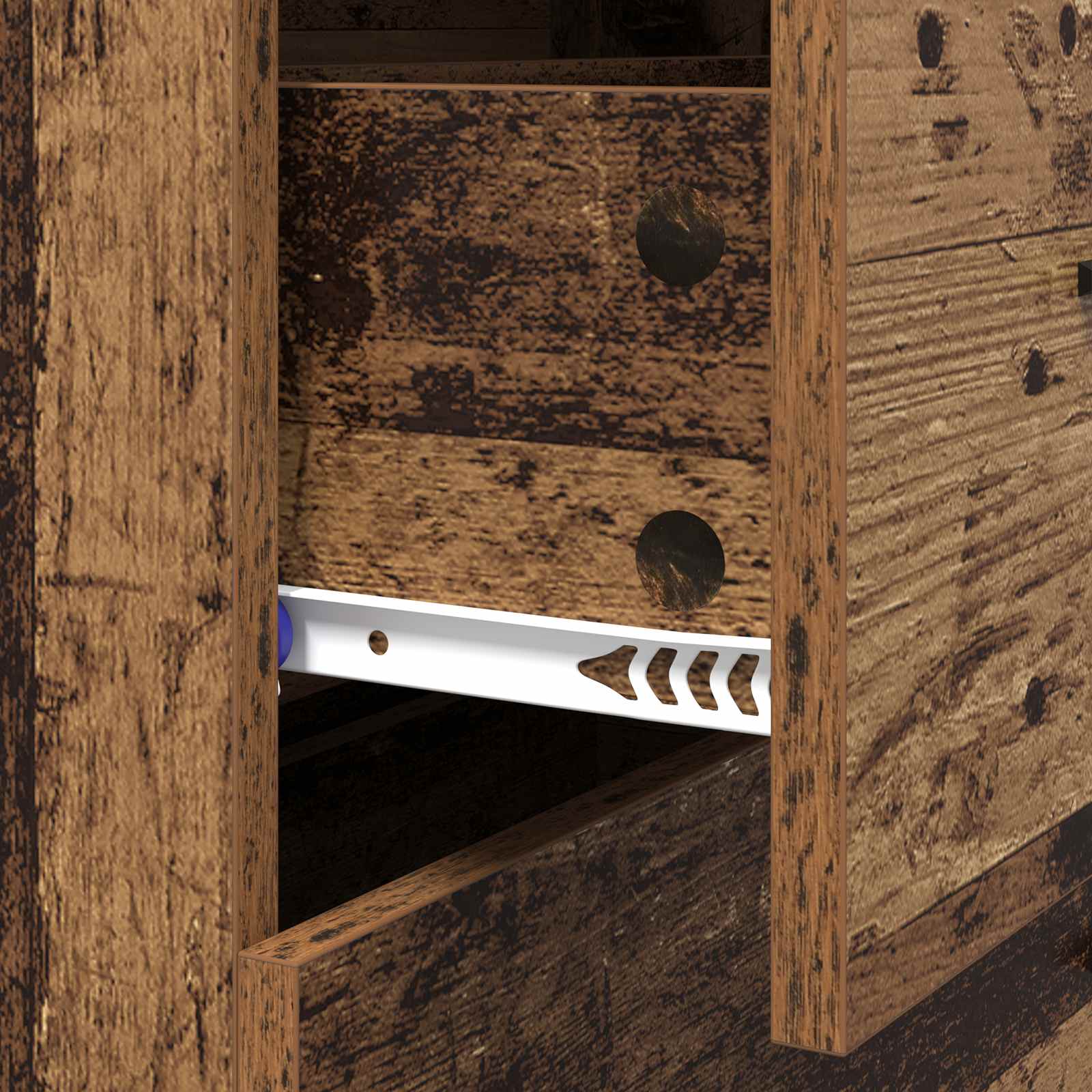 Vitrina con cajón Madera Vieja 69,5 x 34 x 90 cm