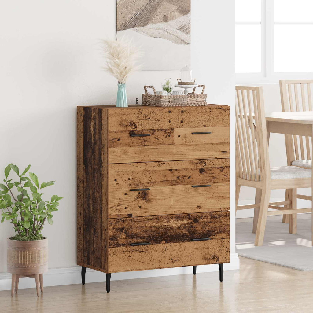 Vitrina con cajón Madera Vieja 69,5 x 34 x 90 cm