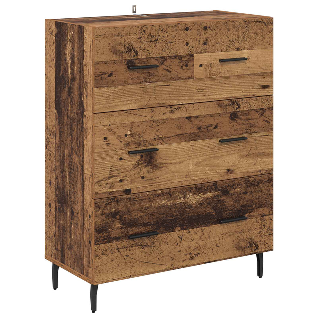 Vitrina con cajón Madera Vieja 69,5 x 34 x 90 cm
