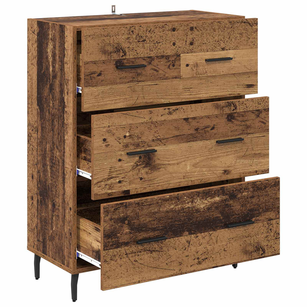 Vitrina con cajón Madera Vieja 69,5 x 34 x 90 cm