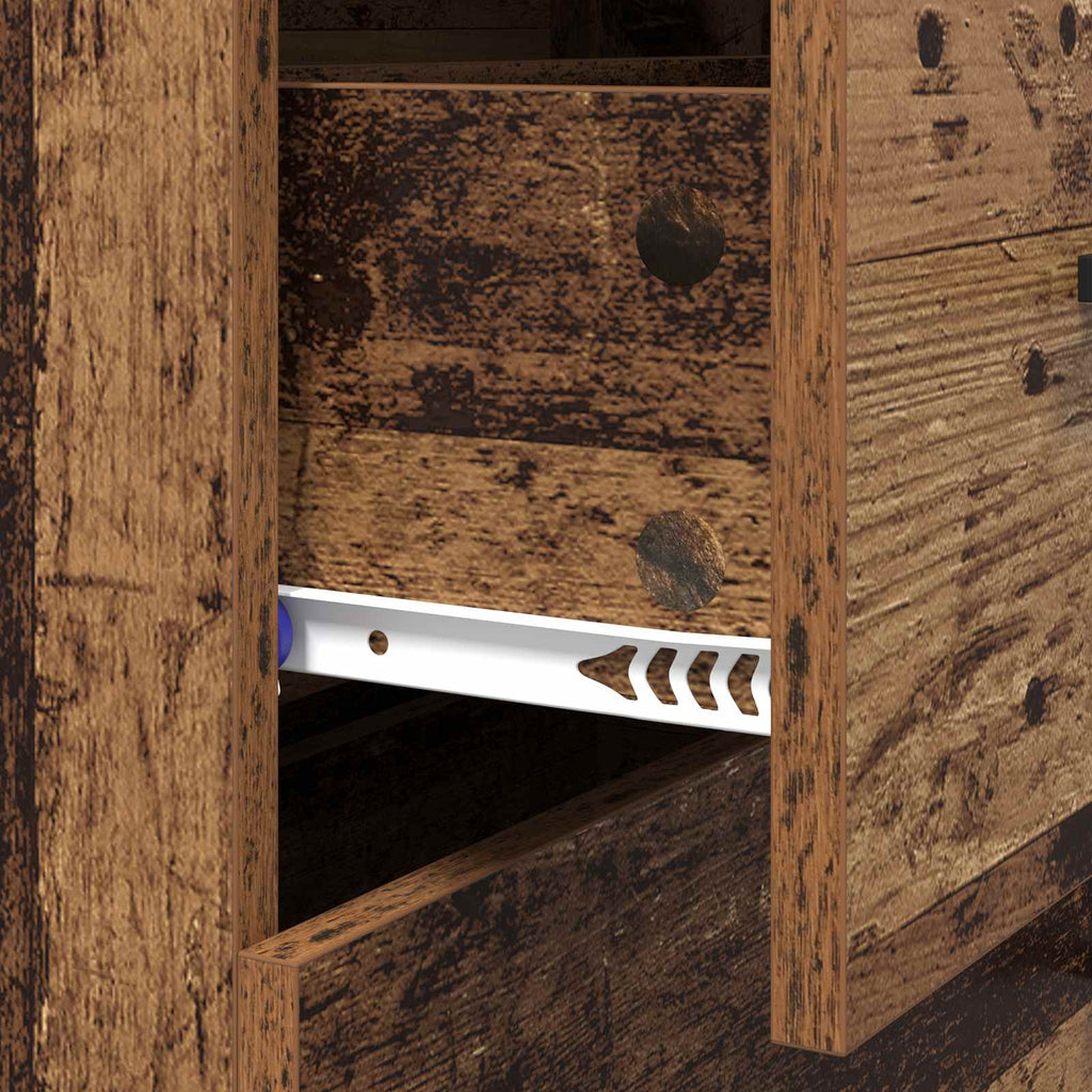 Vitrina con cajón Madera Vieja 69,5 x 34 x 90 cm