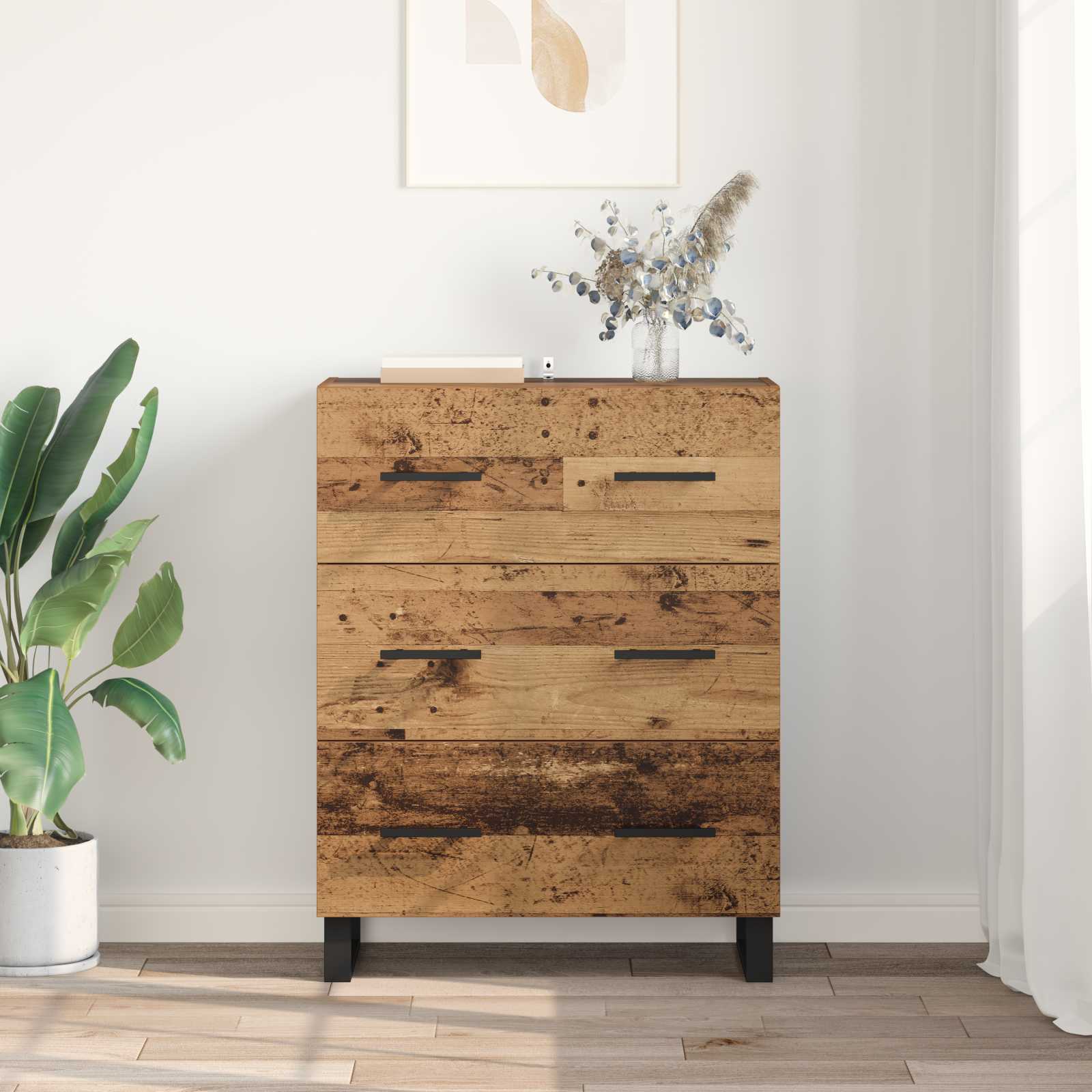 Vitrina con cajón Madera Vieja 69,5 x 34 x 90 cm