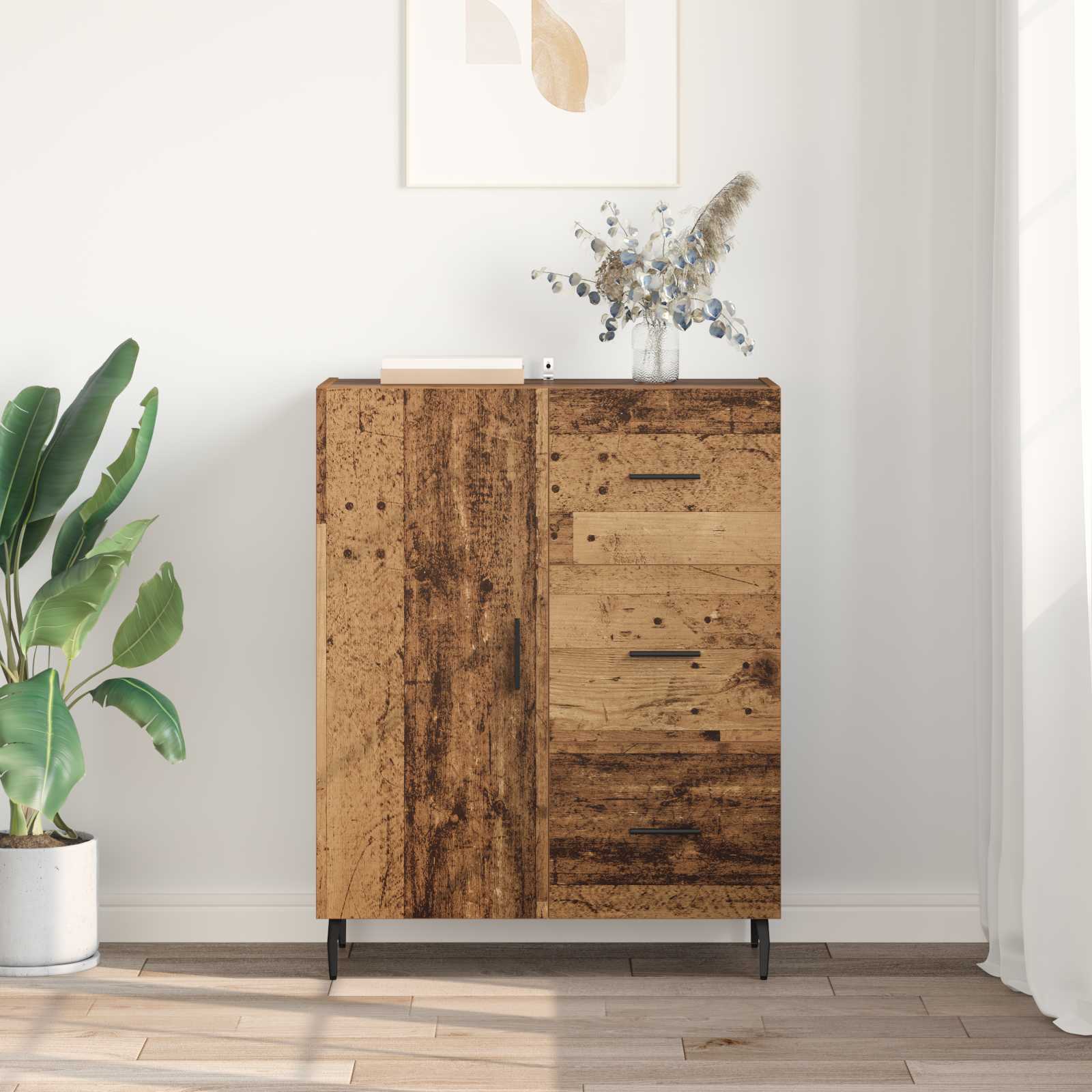 Vitrina con cajón Madera Vieja 69,5 x 34 x 90 cm