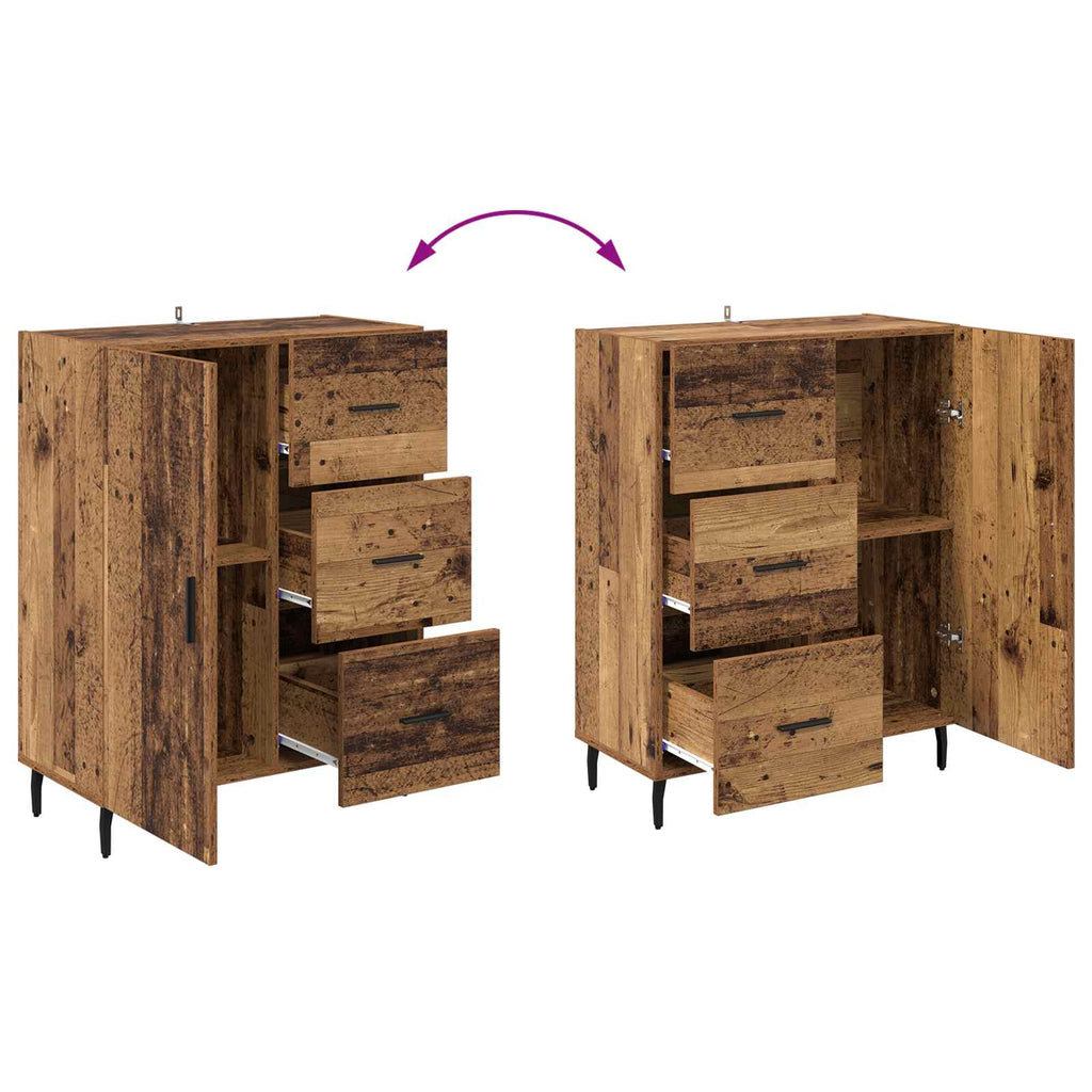 Vitrina con cajón Madera Vieja 69,5 x 34 x 90 cm