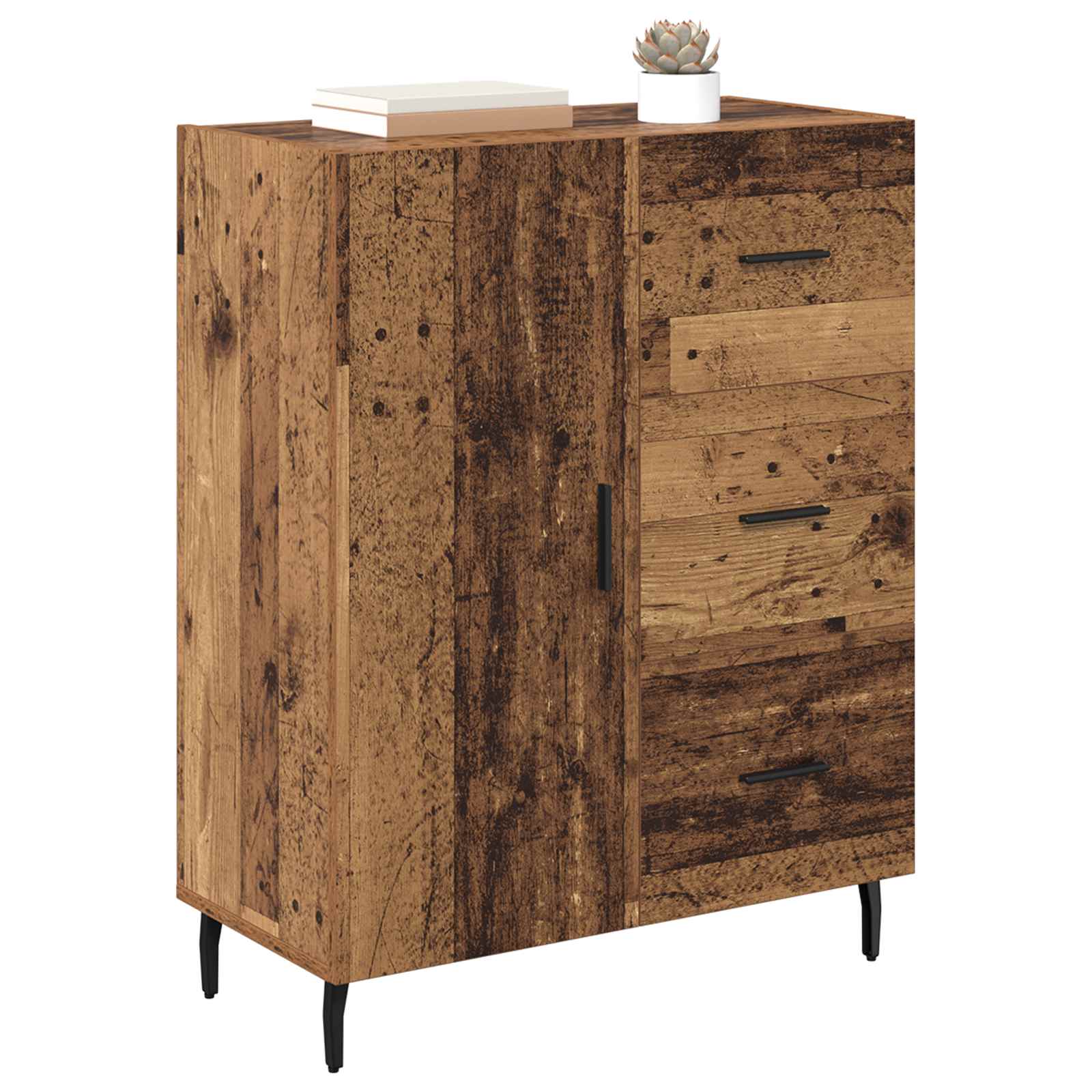 Vitrina con cajón Madera Vieja 69,5 x 34 x 90 cm