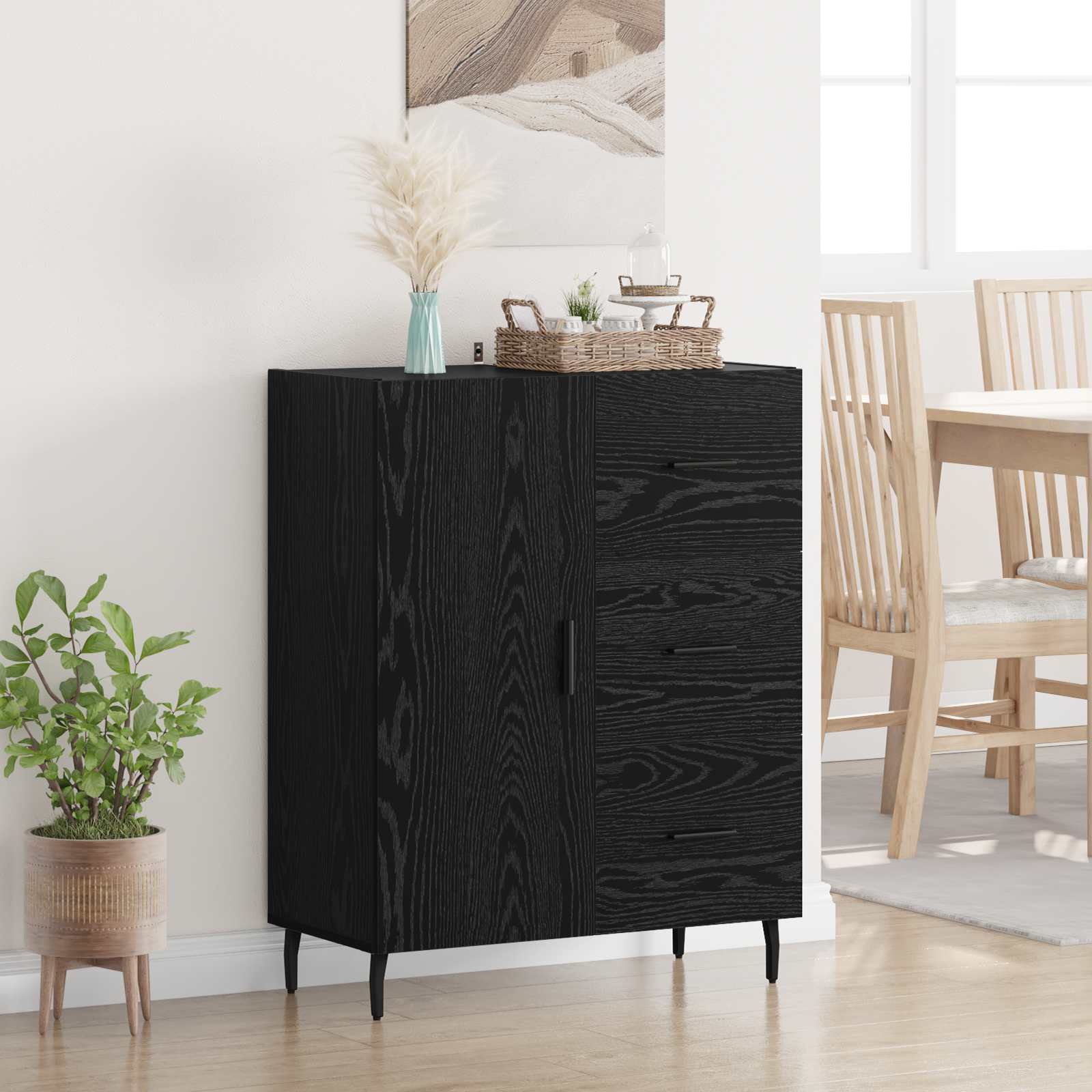Vitrina con cajón Madera Vieja 69,5 x 34 x 90 cm