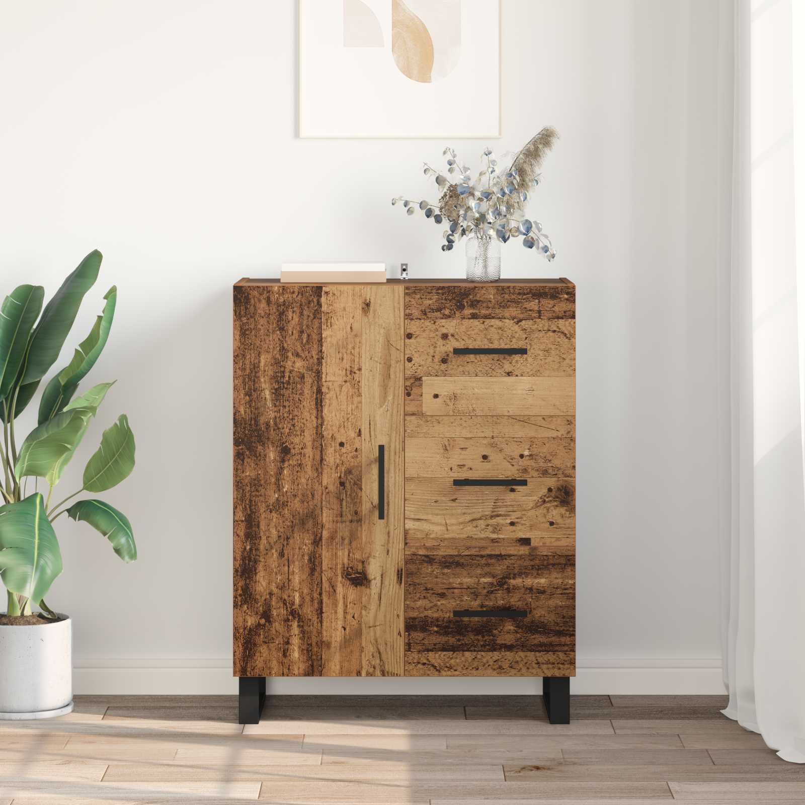 Vitrina con cajón Madera Vieja 69,5 x 34 x 90 cm