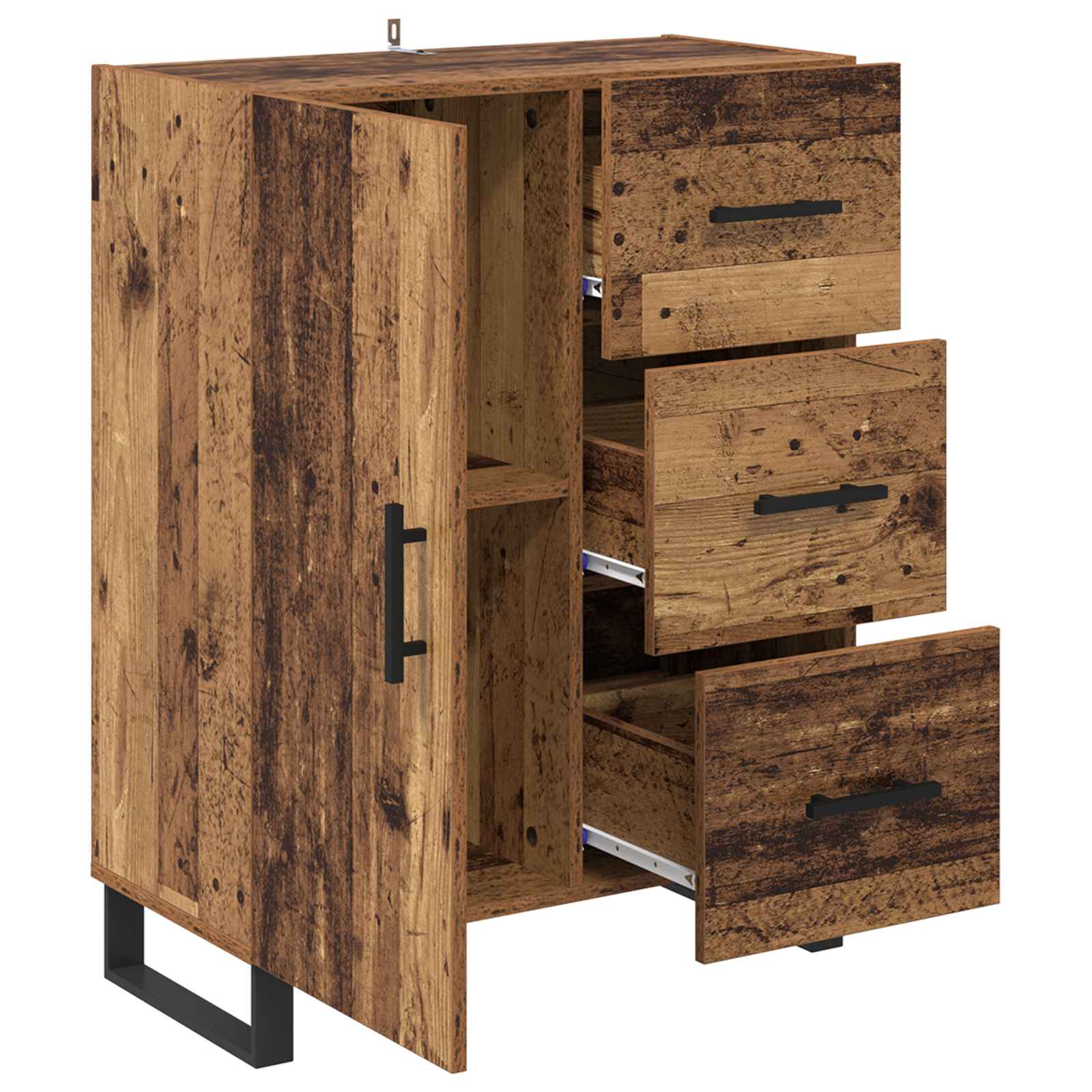 Vitrina con cajón Madera Vieja 69,5 x 34 x 90 cm