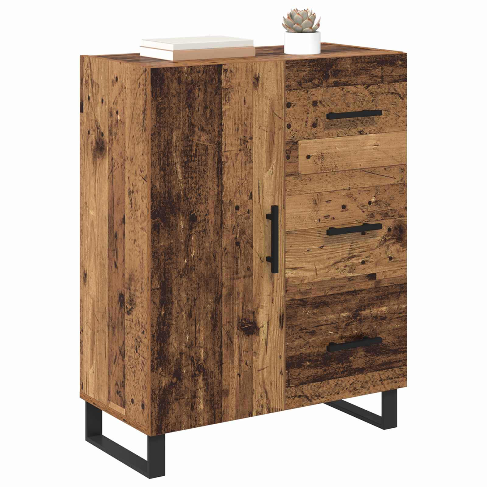 Vitrina con cajón Madera Vieja 69,5 x 34 x 90 cm