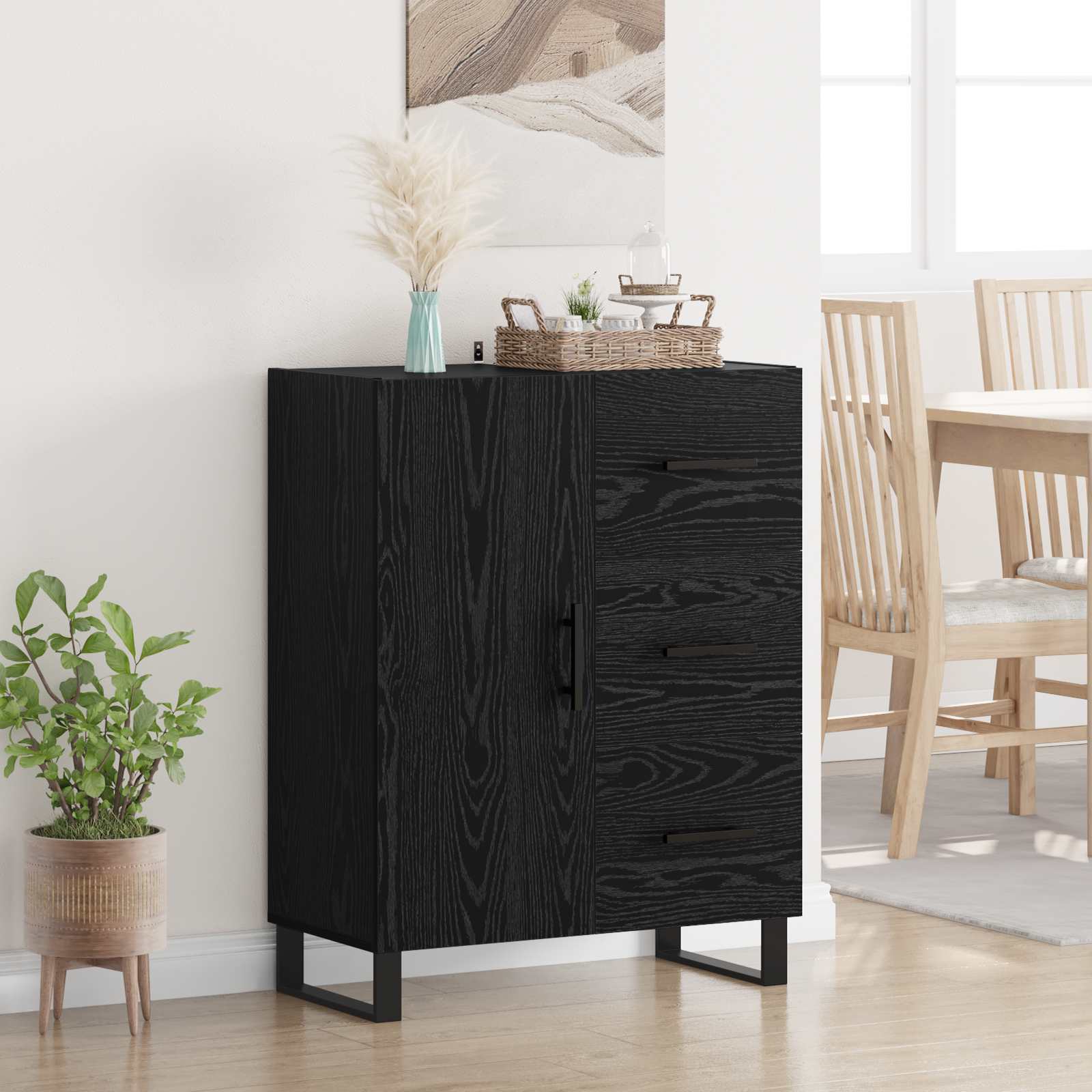 Vitrine with drawer Old Wood 69.5 x 34 x 90 cm