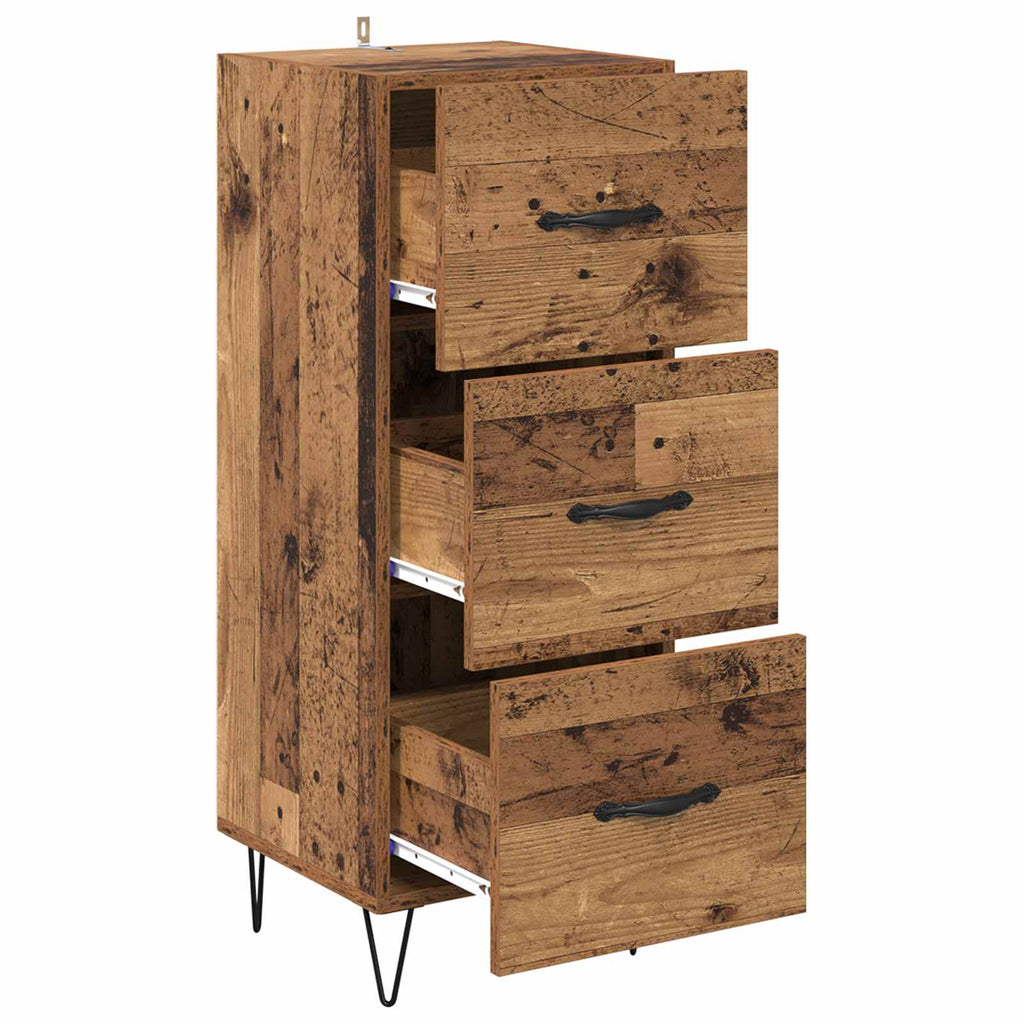 Vitrina Madera vieja 34 x 34.5 x 90 cm Madera contrachapada
