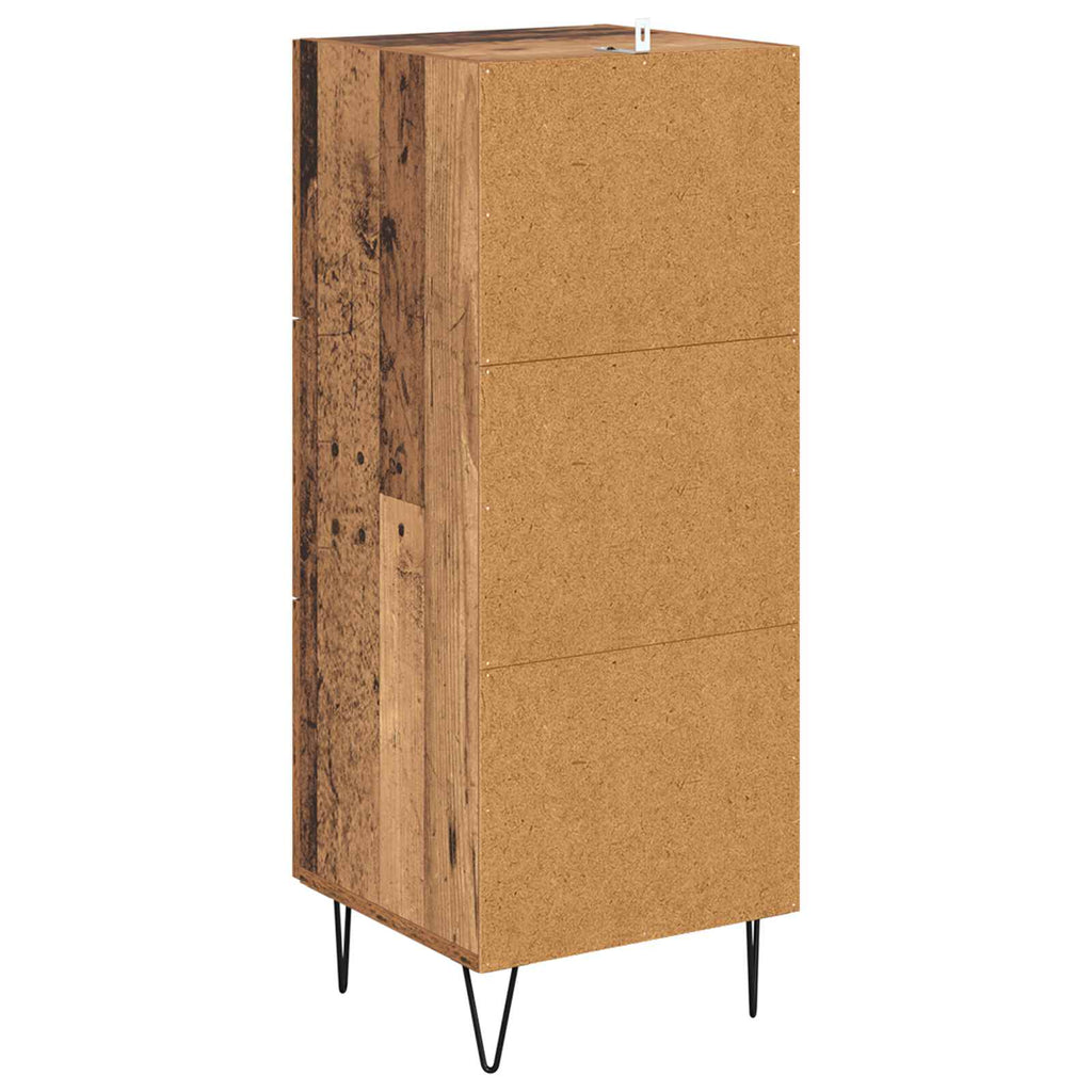 Vitrina Madera vieja 34 x 34.5 x 90 cm Madera contrachapada