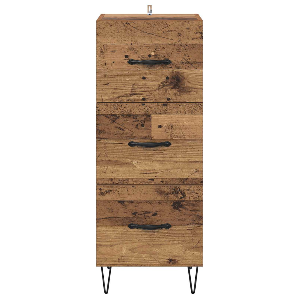 Vitrina Madera vieja 34 x 34.5 x 90 cm Madera contrachapada