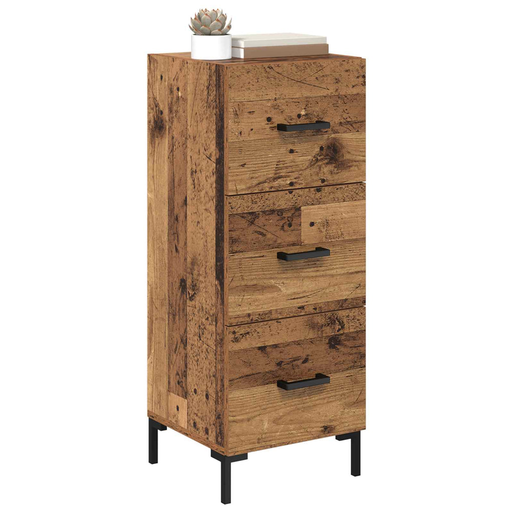 Aparador Madera vieja 34,5 x 34 x 90 cm Madera de ingeniería