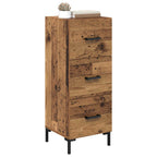 Aparador Madera vieja 34,5 x 34 x 90 cm Madera de ingeniería